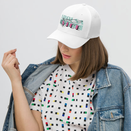 Gorra Arousa Vice blanca KMB2, vista frontal alternativa