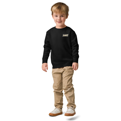 Sudadera infantil San Tomé Black Edition en negro, vista frontal