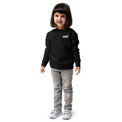 Sudadera infantil San Tomé Black Edition en negro, vista frontal