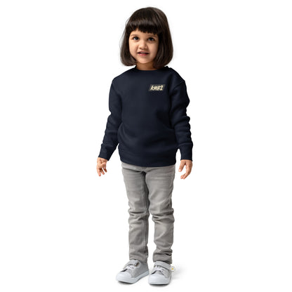 Sudadera infantil San Tomé Black Edition en azul marino, vista frontal
