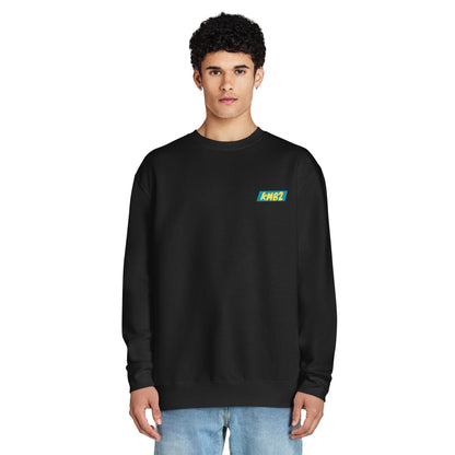 Sudadera San Tomé Premium en negro, vista frontal