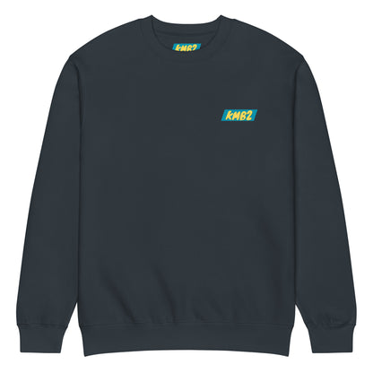 Sudadera San Tomé Premium en azul marino, vista frontal