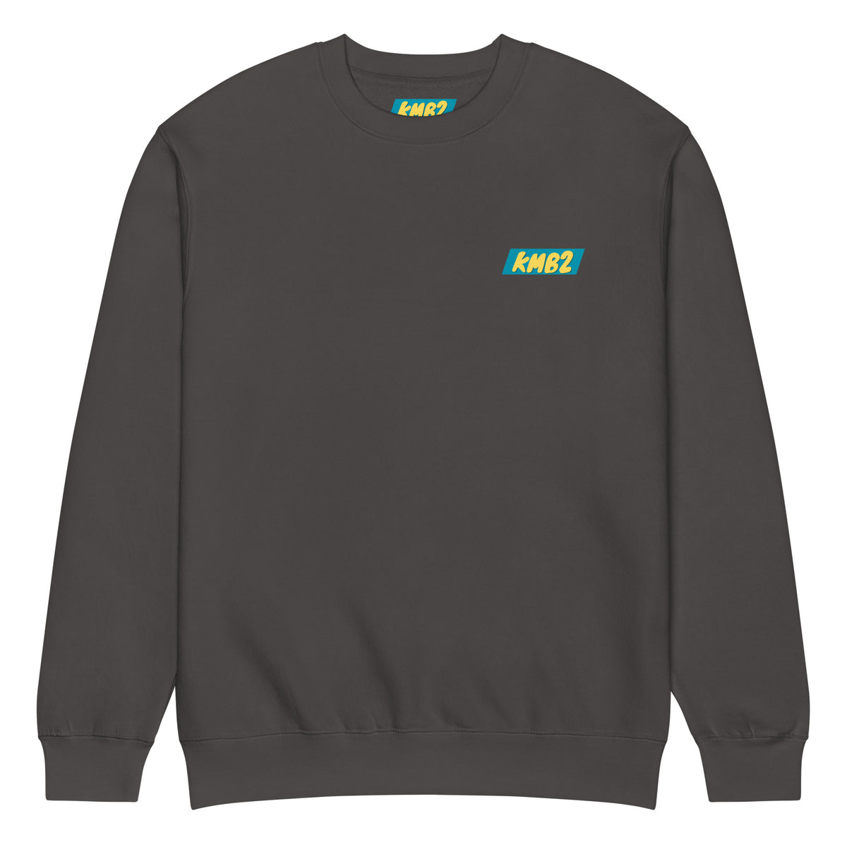 Sudadera San Tomé Premium en gris humo, vista frontal