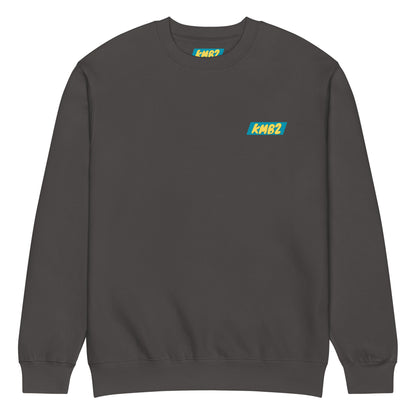 Sudadera San Tomé Premium en gris humo, vista frontal