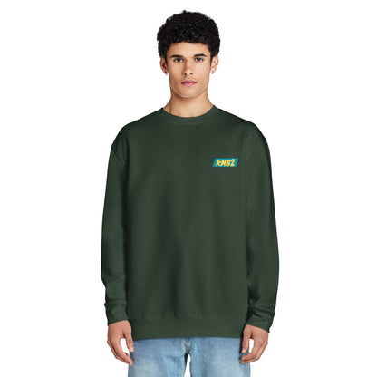 Sudadera San Tomé Premium en verde deportivo, vista frontal